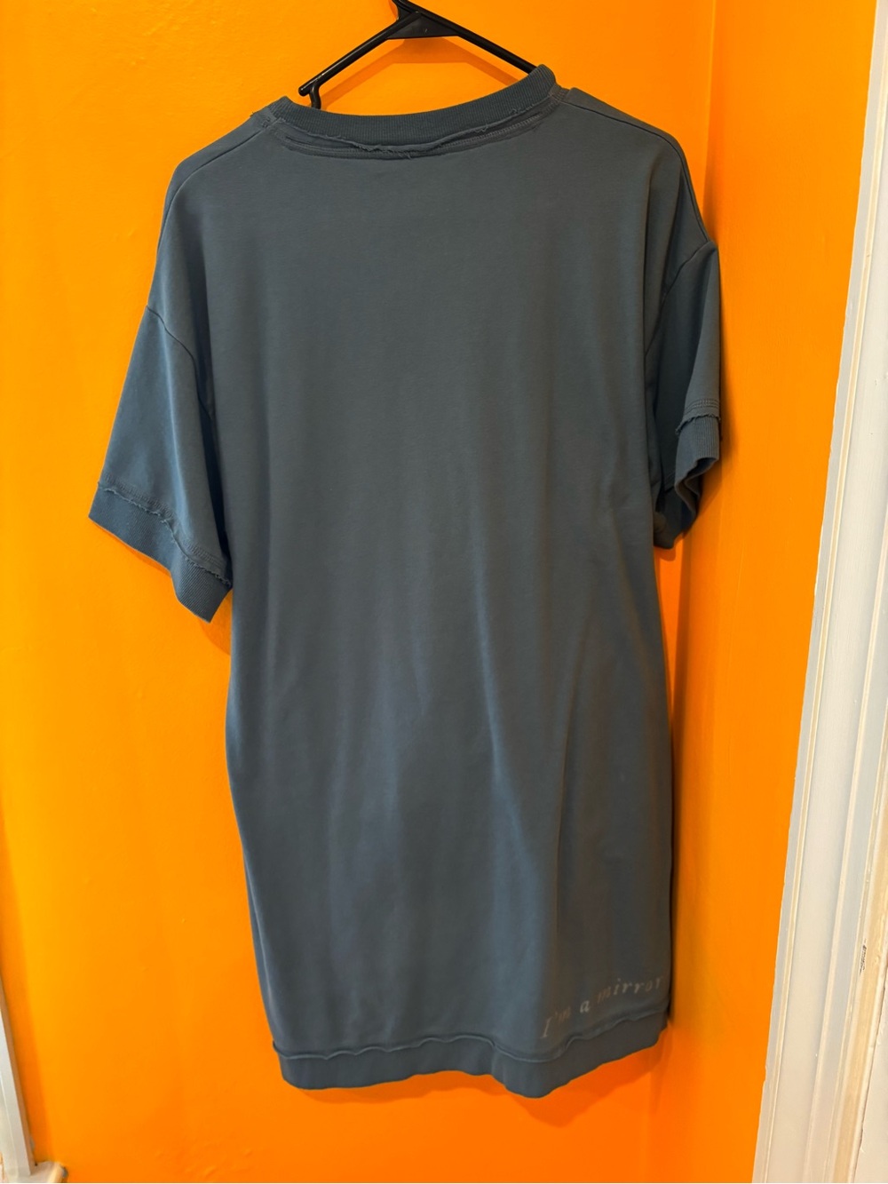 Taylor Swift Washed Blue Script Sleeve Sweatshirt Dress - Picture 3 of 7
